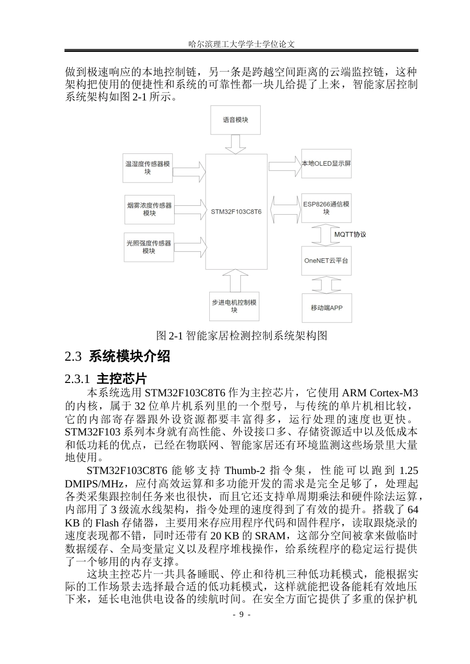 26年WP通信工程 基于STM32的智能家居检测控制系统8.53-AI8.73.docx_第9页