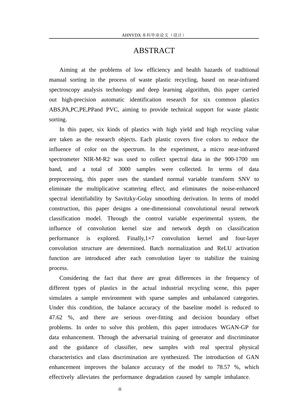 26年WP电子信息工程 基于近红外光谱与深度学习的塑料材质识别13.86-AI通过(14293字).docx_第3页