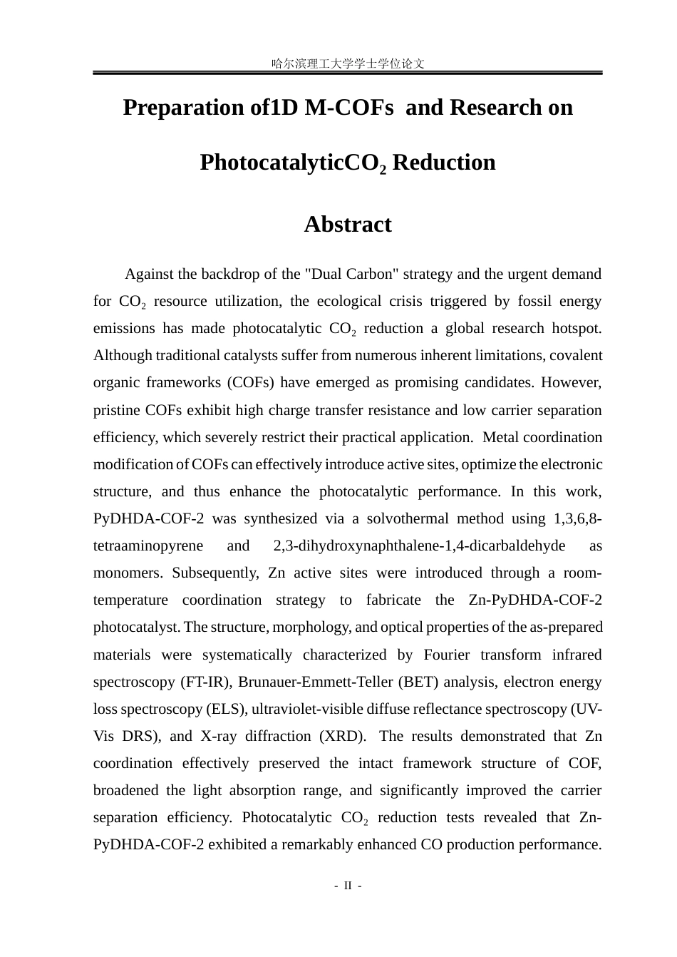 26年WP材料化学 1D M-COFs制备及光催化CO2还原研究10.17-AI11.01_1(21746字).docx_第2页