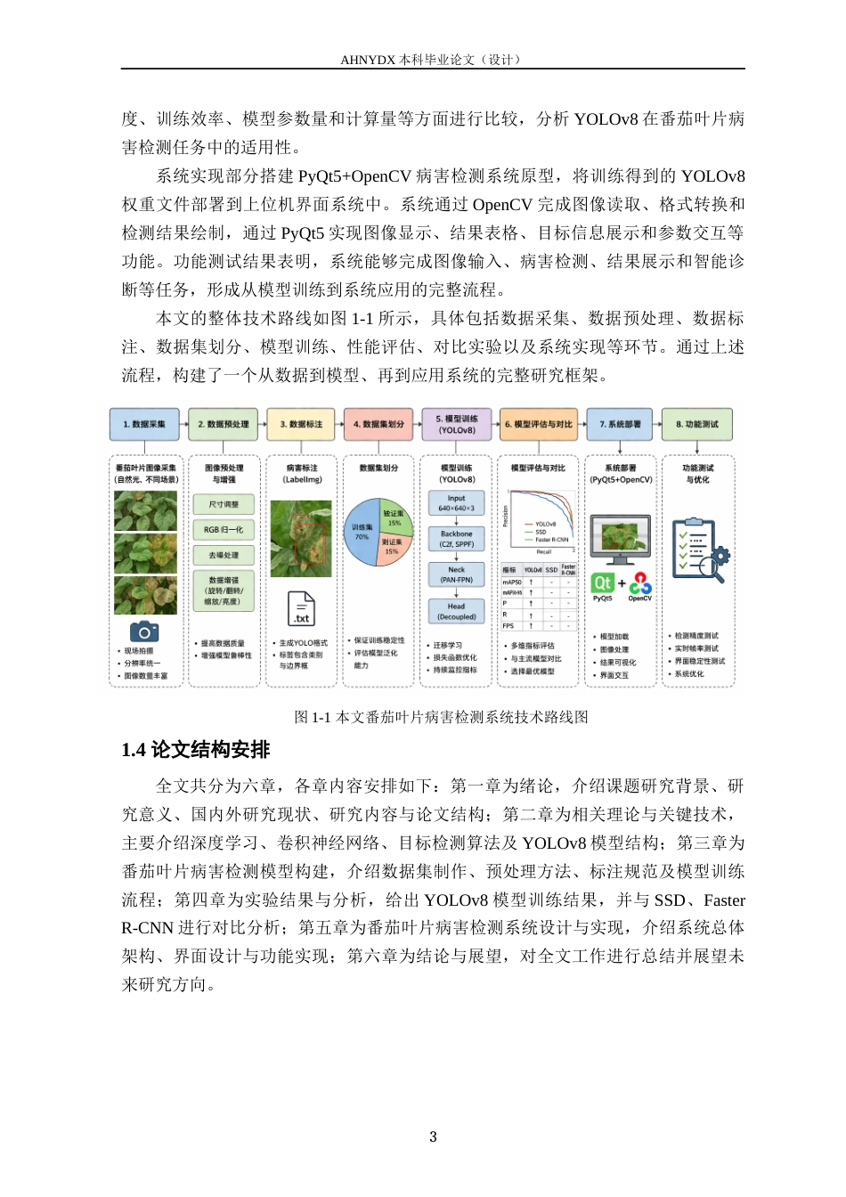 26年WP计算机科学与技术 基于 YOLOv8 的番茄叶片病害检测系统设计与实现21.38-AI通过(13470字).docx_第6页