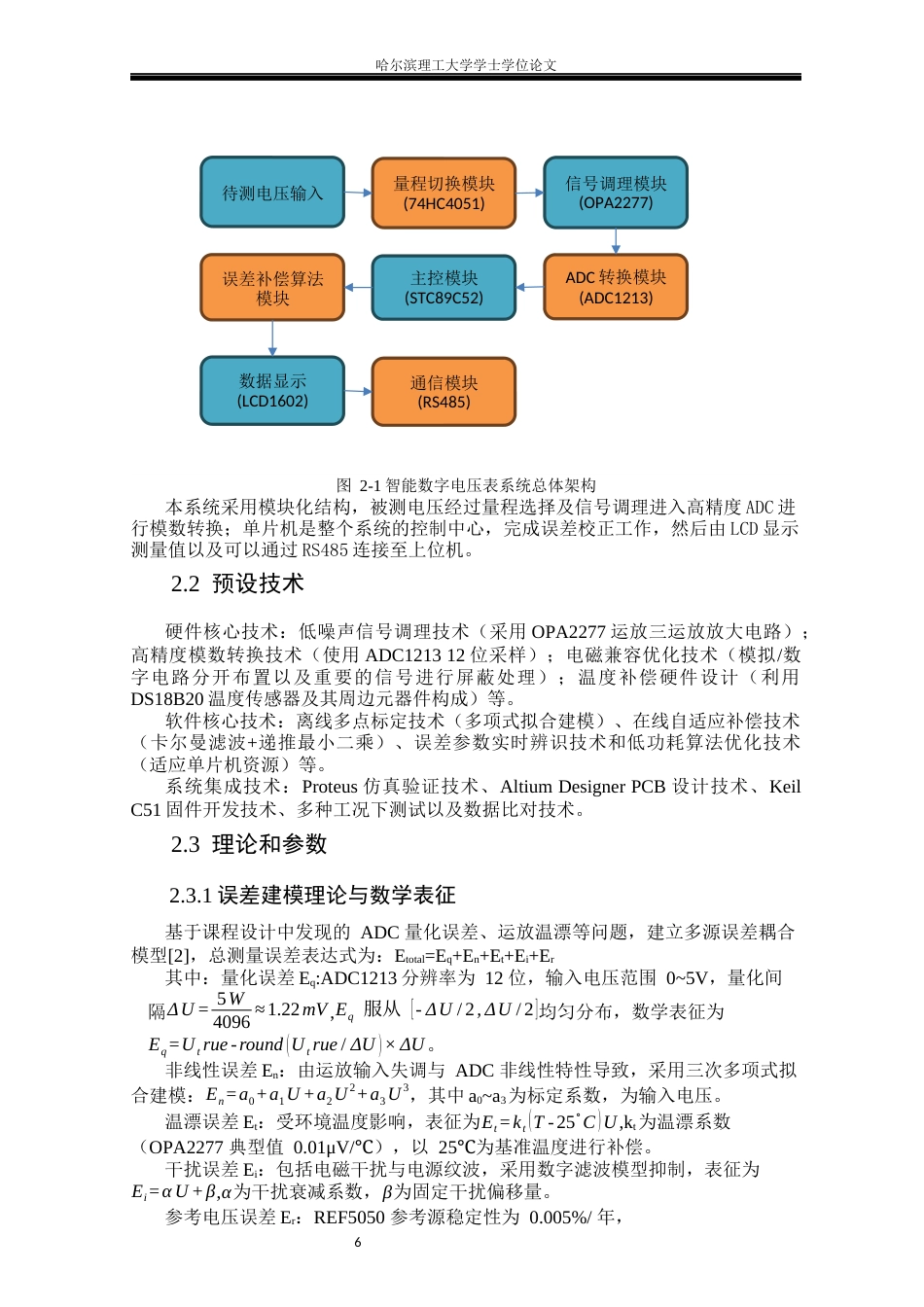 26年WP测控技术与仪器 智能数字电压表精度优化与误差补偿方法研究11.03-AI10.77(19445字).docx_第10页