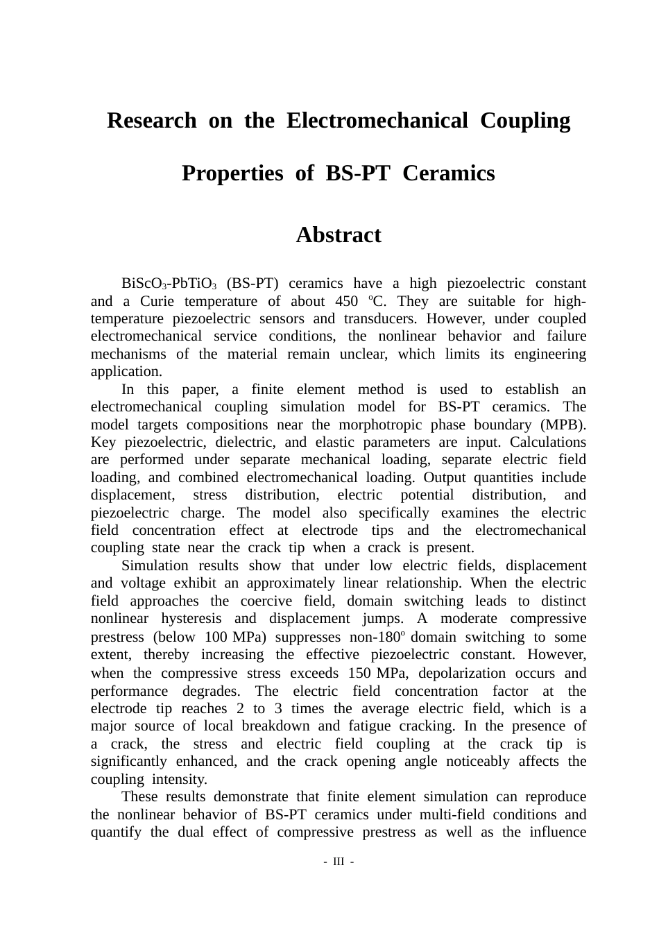 26年WP工程力学 基于BS-PT陶瓷的力电耦合性能6.07-AI13.06(16147字).docx_第2页