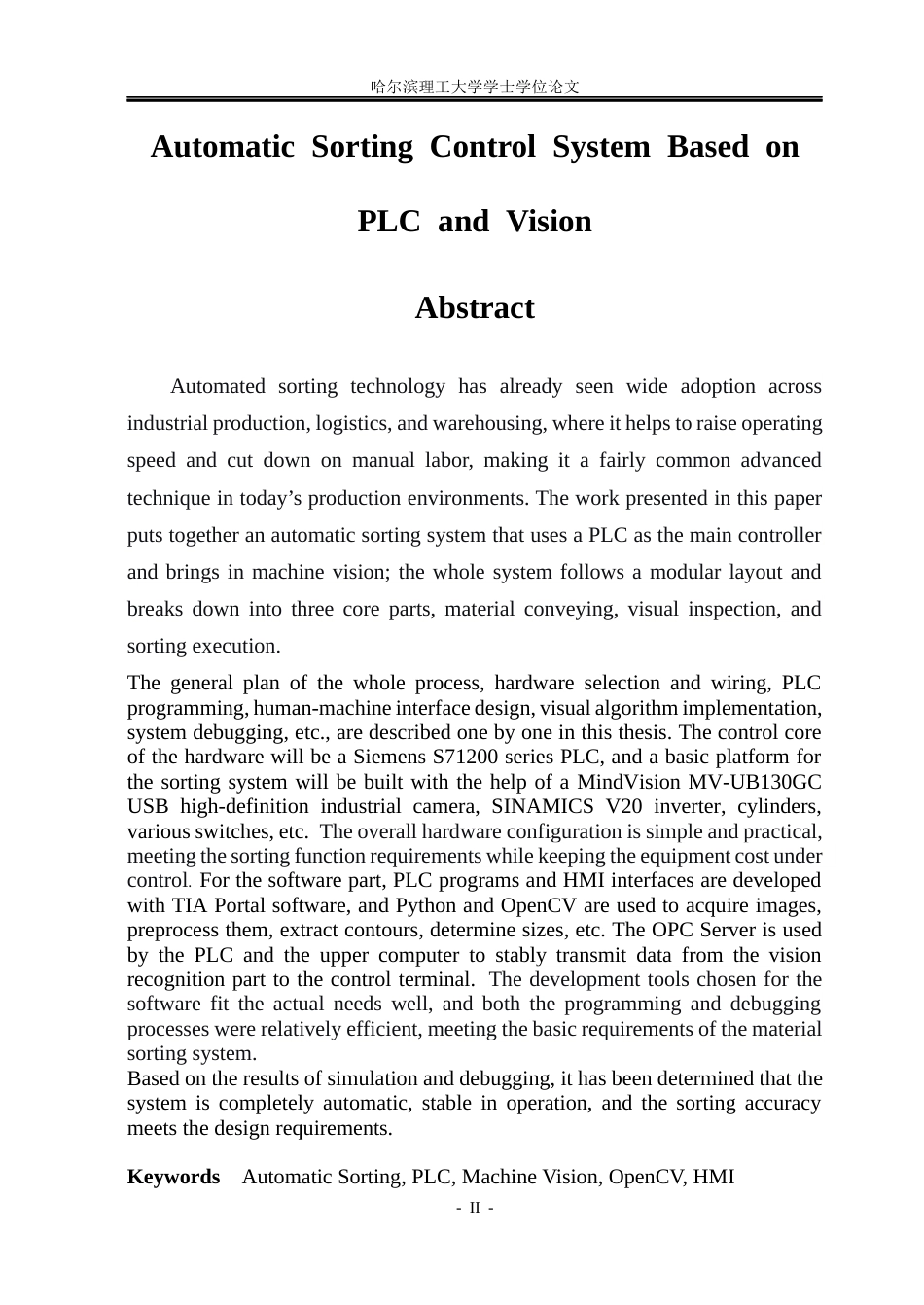 26年WP自动化 基于PLC和视觉的自动分拣控制系统设计13.62-AI9.38(30332字).docx_第3页