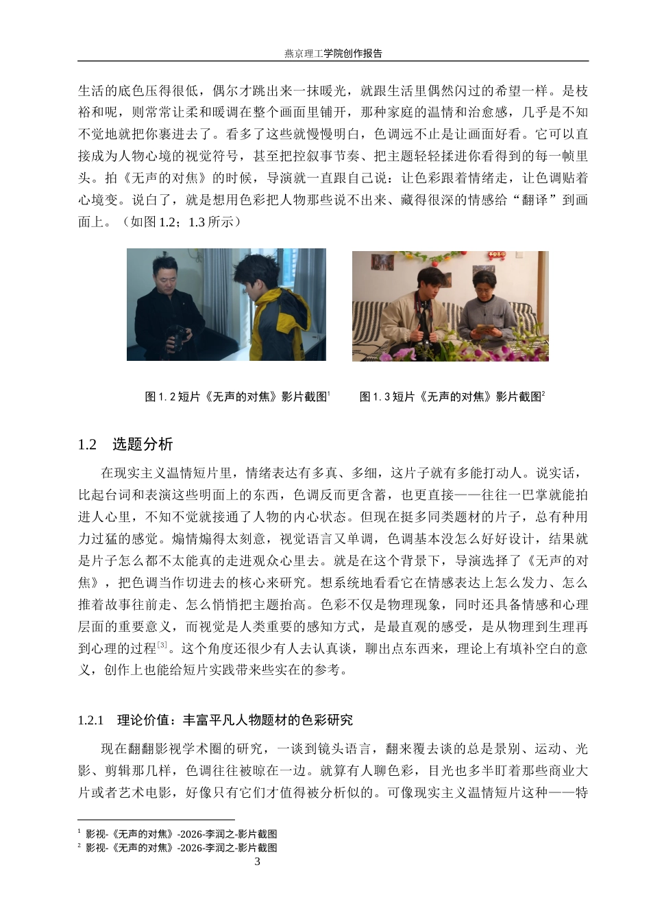 26年WP数字媒体艺术 色调在短片《无声的对焦》中对情感的塑造与表达5.71-AI4.13(17137字).docx_第6页