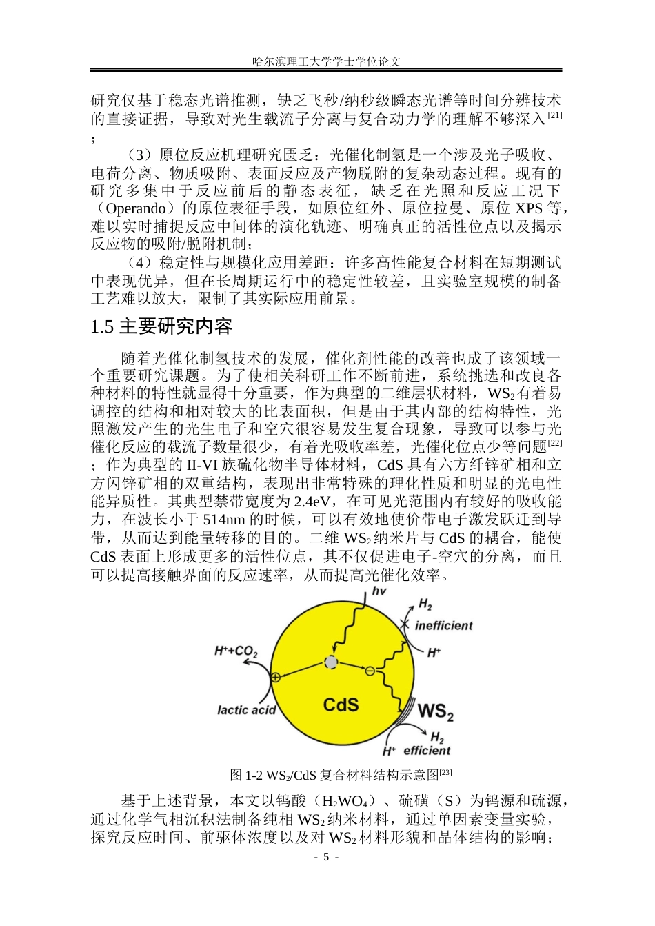 26年WP材料化学 WS2基复合材料的制备及光催化制氢性能研究11.06-AI18.51_1-约35654字符.doc_第10页