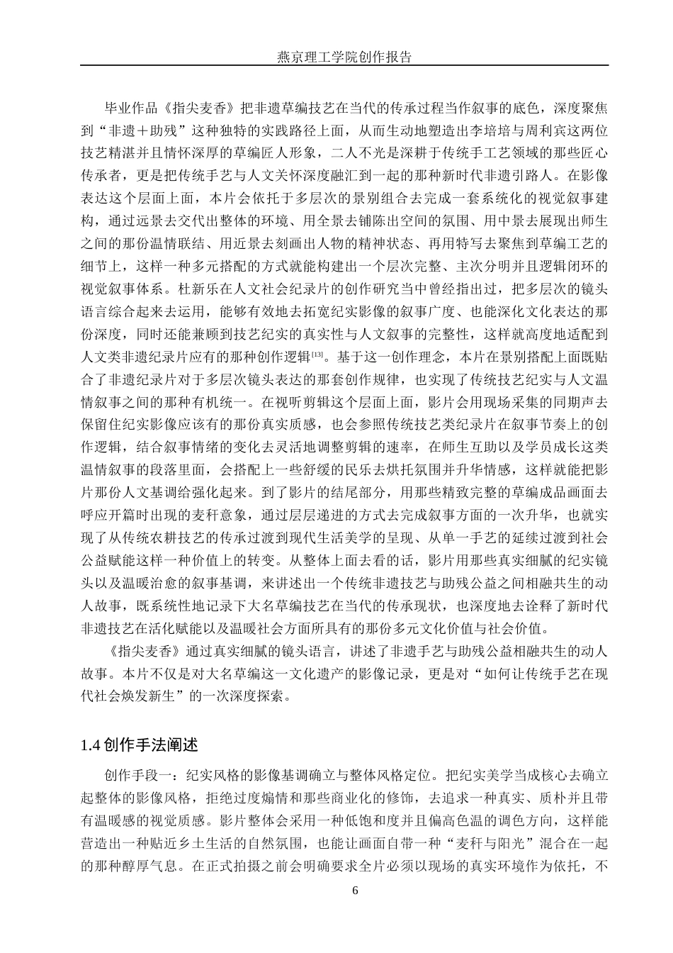 26年WP广播电视编导 毕业作品《指尖麦香》中景别对叙事的阐述0.27-AI0.7(31059字).docx_第9页