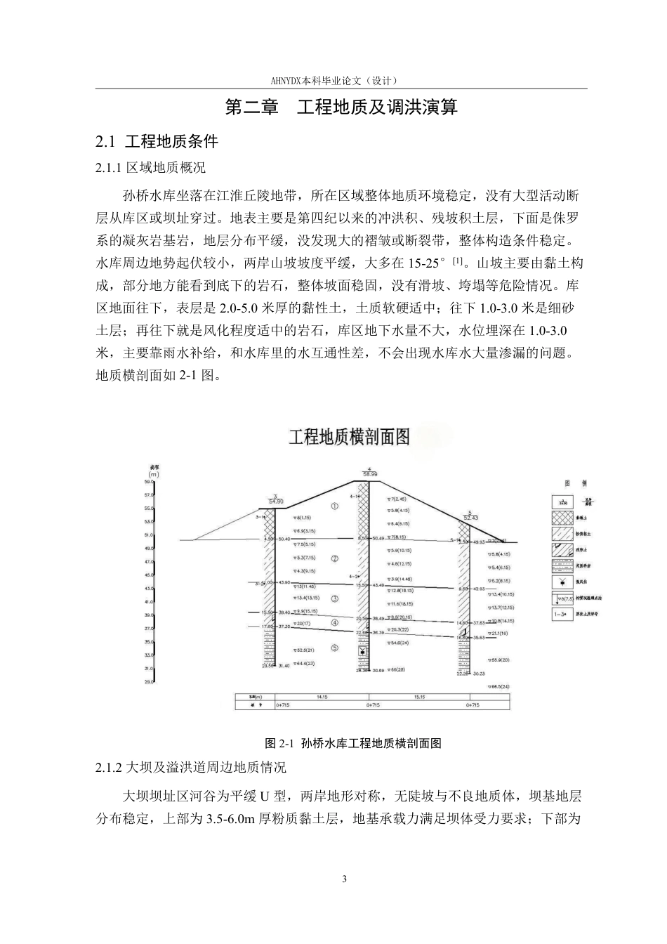 26年WP农业水利工程（专升本） 来安县孙桥水库除险加固溢洪道设计11.13-AI通过_1-约16218字符.pdf_第7页