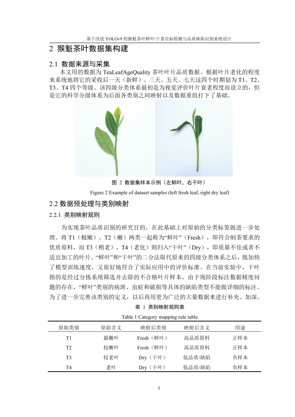 26年WP计算机科学与技术 基于改进 YOLOv9 的猴魁茶叶鲜叶  干茶目标检测与品质缺陷识别系统设计3.0-AI通过-约24734字符.pdf_第9页
