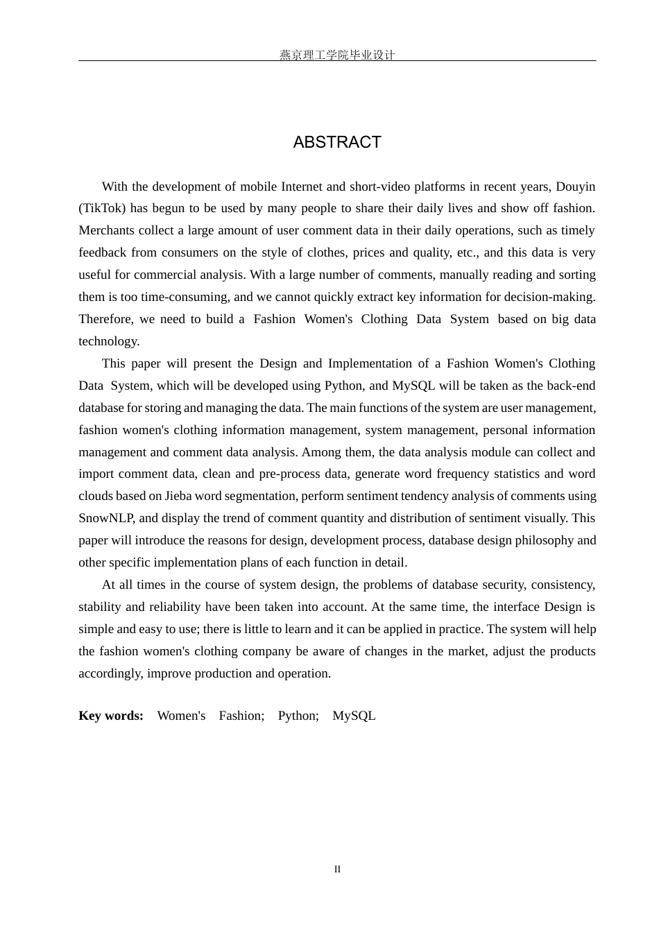 26年WP数据科学与大数据技术 基于Python的时尚女装数据分析系统9.65-AI3.76_1(19698字).docx_第2页