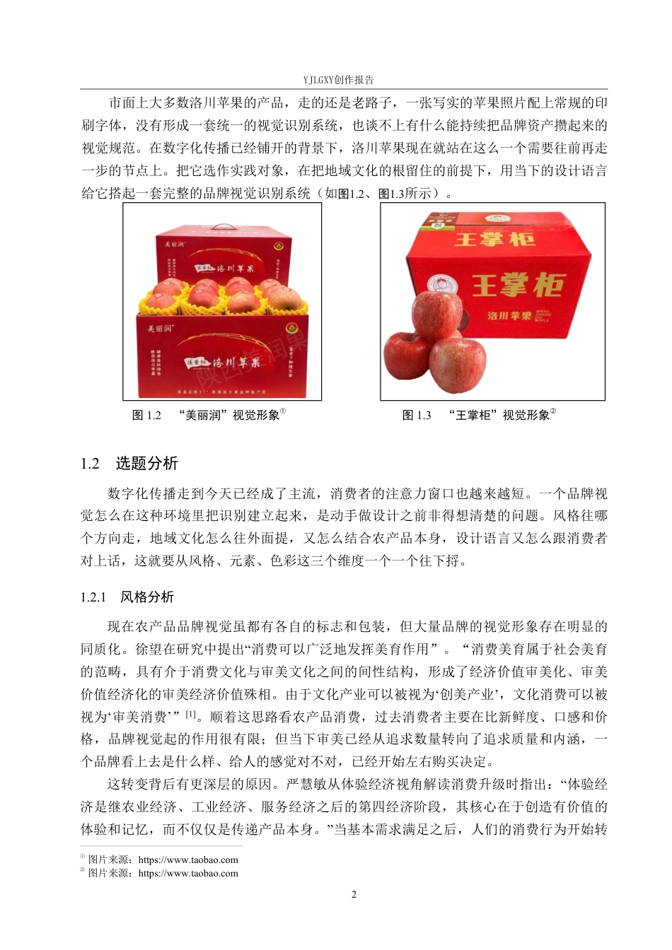 26年WP视觉传达设计 扁平风格在“洛川果趣”品牌视觉形象设计中的应用7.47-AI13.8-约19049字符.pdf_第5页