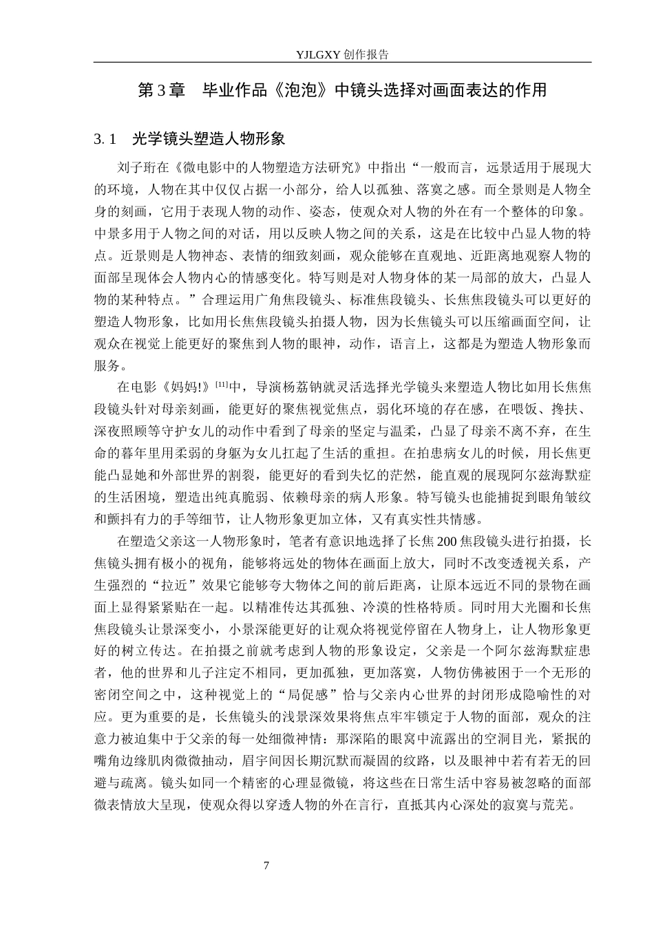 26年WP摄影 《毕业作品《泡泡》中镜头选择对画面表达的作用》7.82-AI(17189字).docx_第10页