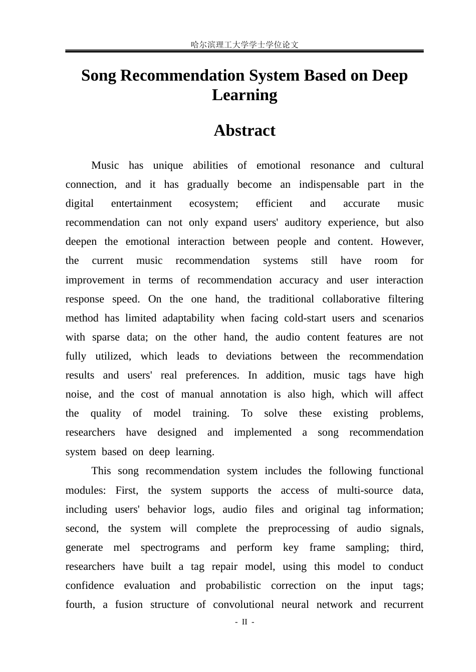 26年WP计算机科学与技术 基于深度学习的歌曲推荐系统4.91-AI33.09(31598字).docx_第4页