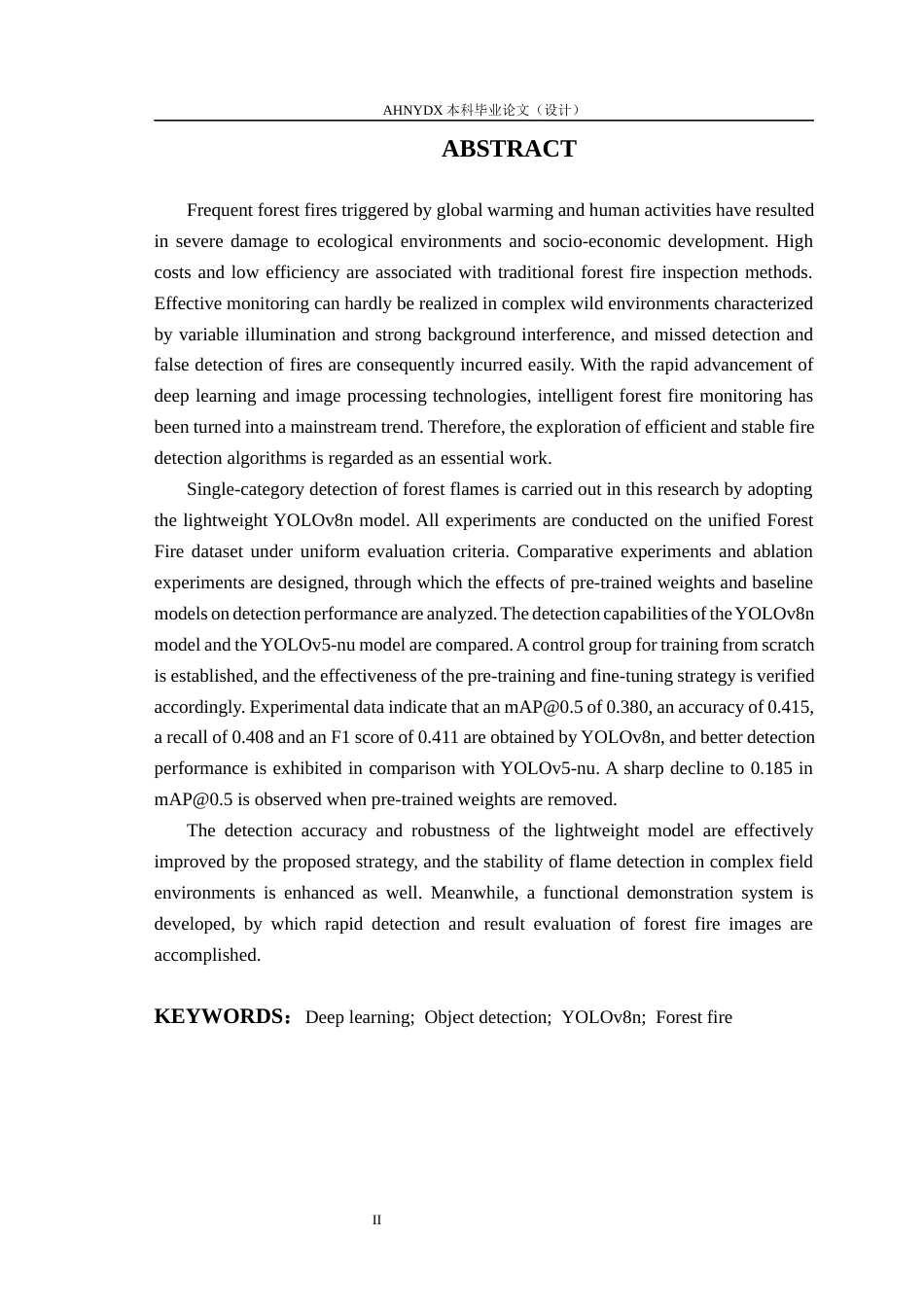 26年WP通信工程 基于深度学习的森林火灾检测方法研究及实现19.85-AI通过(13954字).docx_第4页