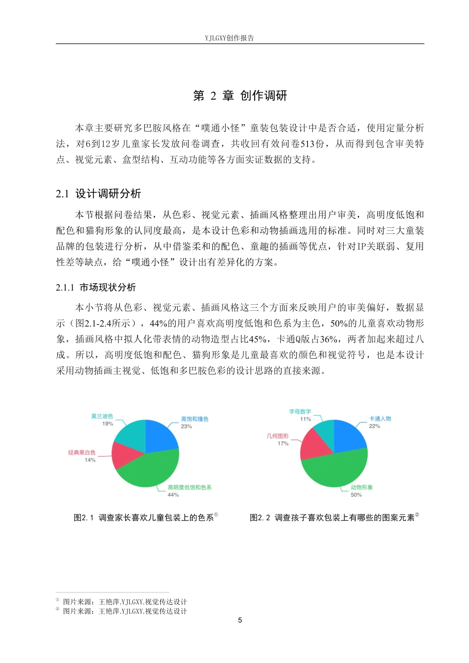 26年WP视觉传达设计 多巴胺风格在“噗通小怪”儿童服装包装中的设计2.57-AI-约17531字符.pdf_第8页