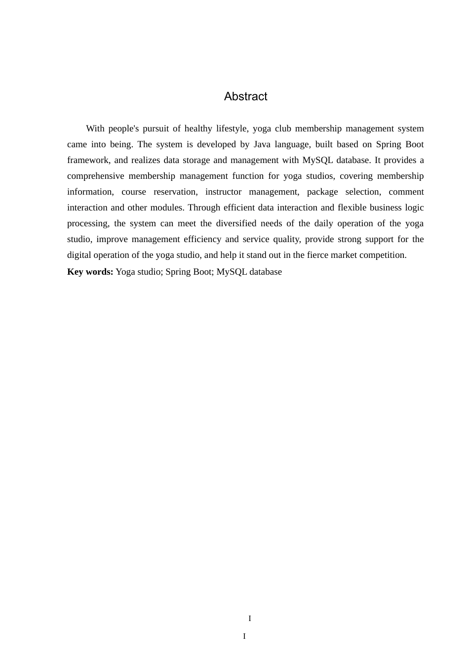 26年WP计算机科学与技术 基于Spring Boot的初心瑜伽会员管理和课程预约系统的设计与实现9.51-AI6.38_1(14803字).doc_第3页