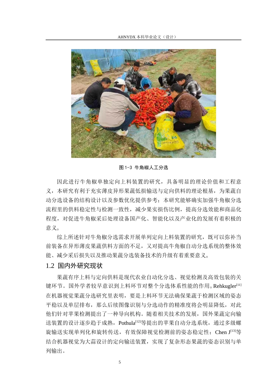 26年WP智能制造工程 牛角椒瑕疵分选机有序上料装置设计2.05-AI通过(13599字).docx_第8页