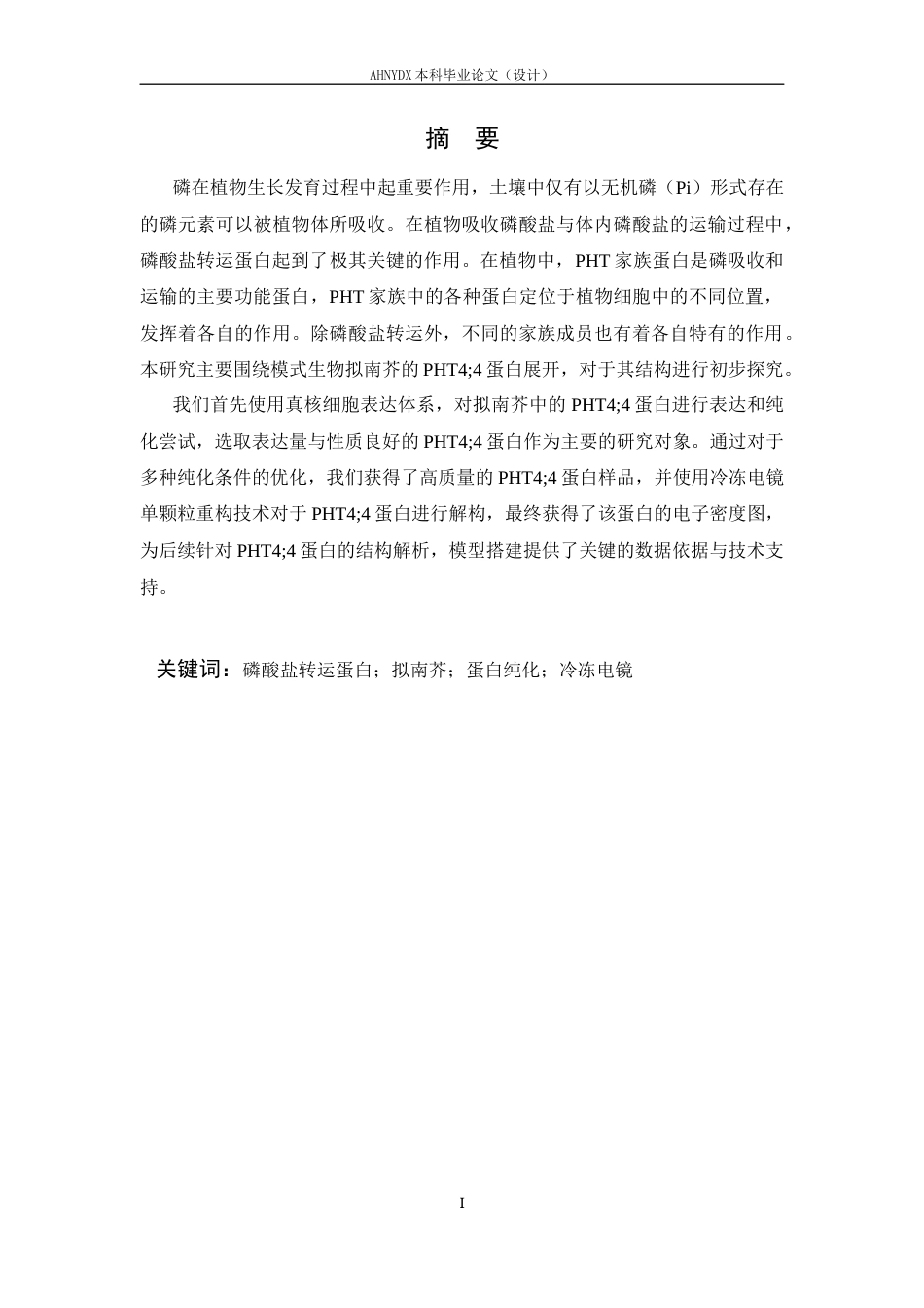 26年WP生物科学 拟南芥磷酸盐转运蛋白PHT44的表达和初步结构探究24.12-AI通过_1(16974字).docx_第3页