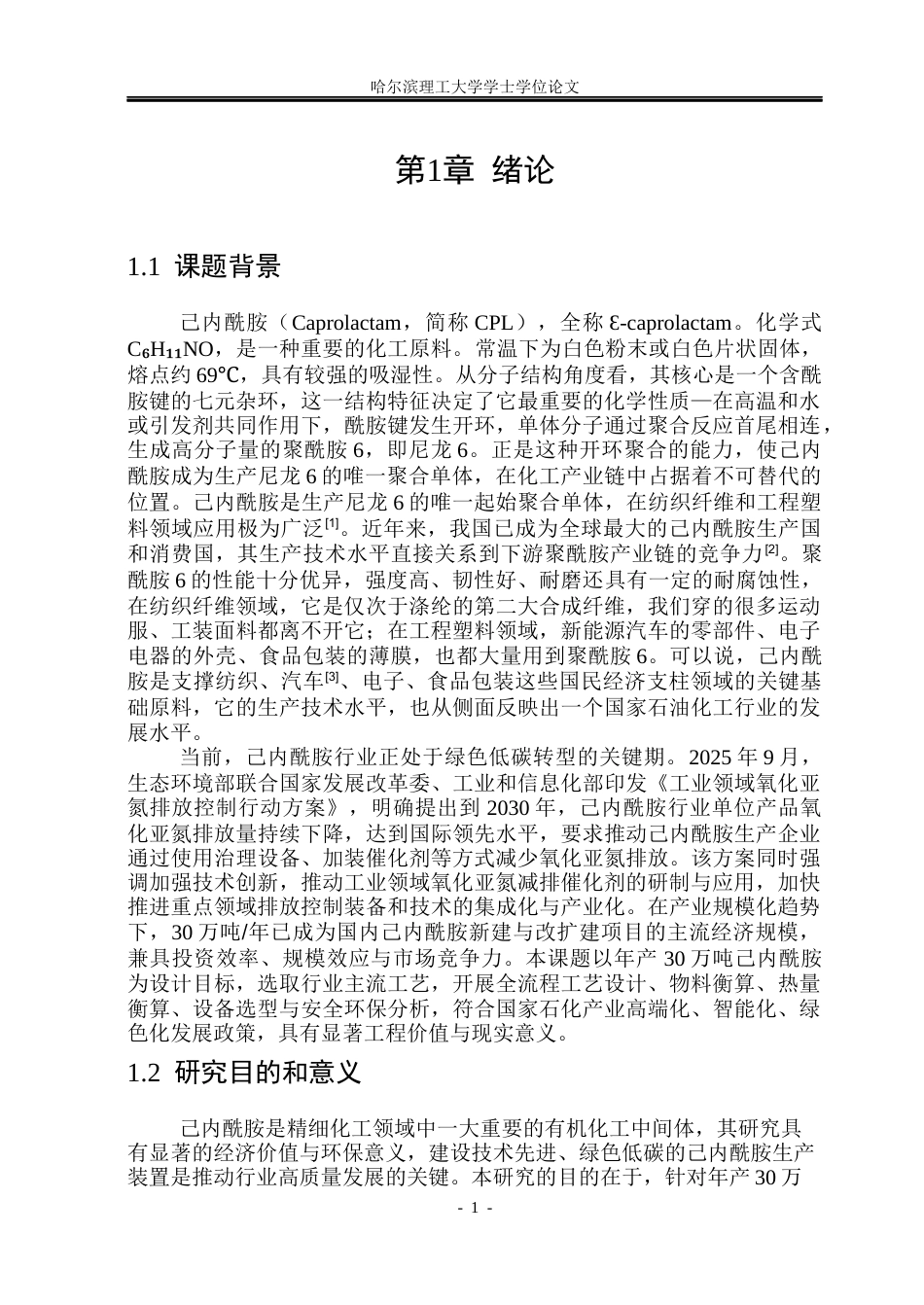 26年WP化学工程与工艺 年产30万吨己内酰胺的生产工艺设计10.01-AI24.22_1(24150字).docx_第6页
