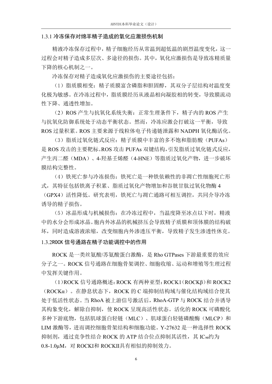 26年WP动物科学 Y27632对绵羊冷冻精子抗氧化功能的影响17.24-AI通过_1-约17656字符.pdf_第7页