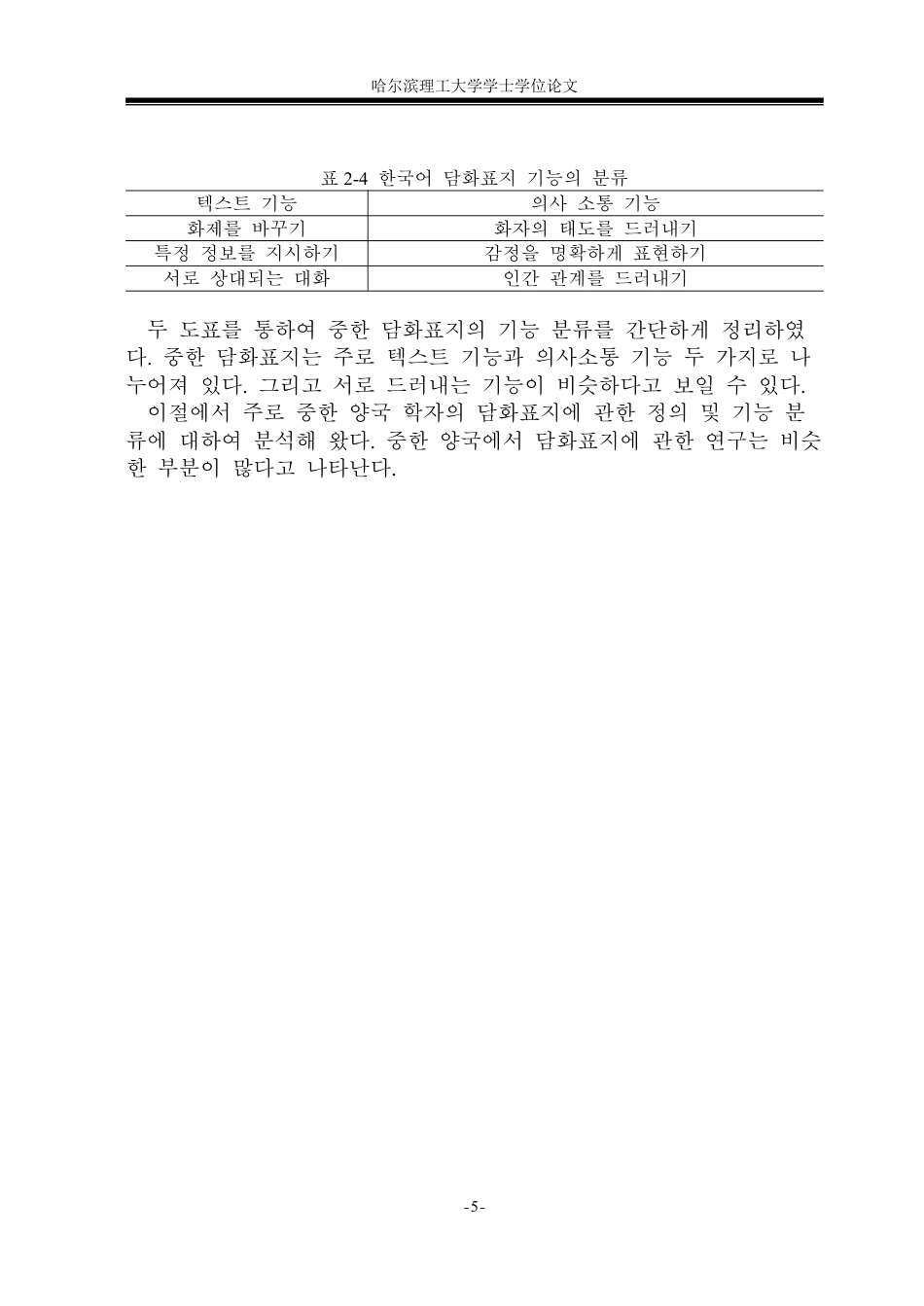 26年WP朝鲜语 中韩话语标记语“嗯”和“응” 对比分析 중한 담화표지‘嗯’과 ‘응’의 대조 분석4.68-AI0.0-约5985字符.pdf_第8页