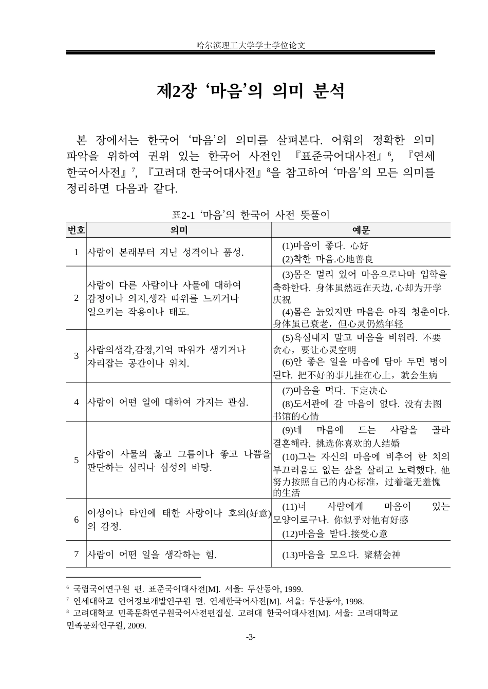 26年WP朝鲜语 韩语‘마음’和中文“心”的语义对比分析 한국어‘마음’과 중국어‘心’의 의미 대조 분석3.26-AI0.0(6612字).docx_第8页