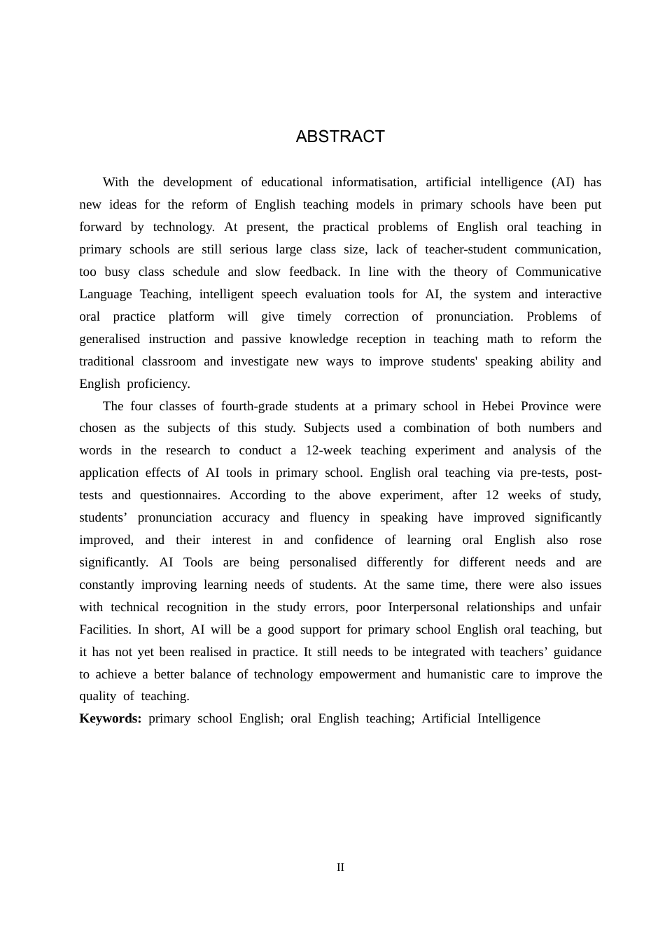 26年WP英语 人工智能在小学英语口语教学中的应用研究(11978字).docx_第3页