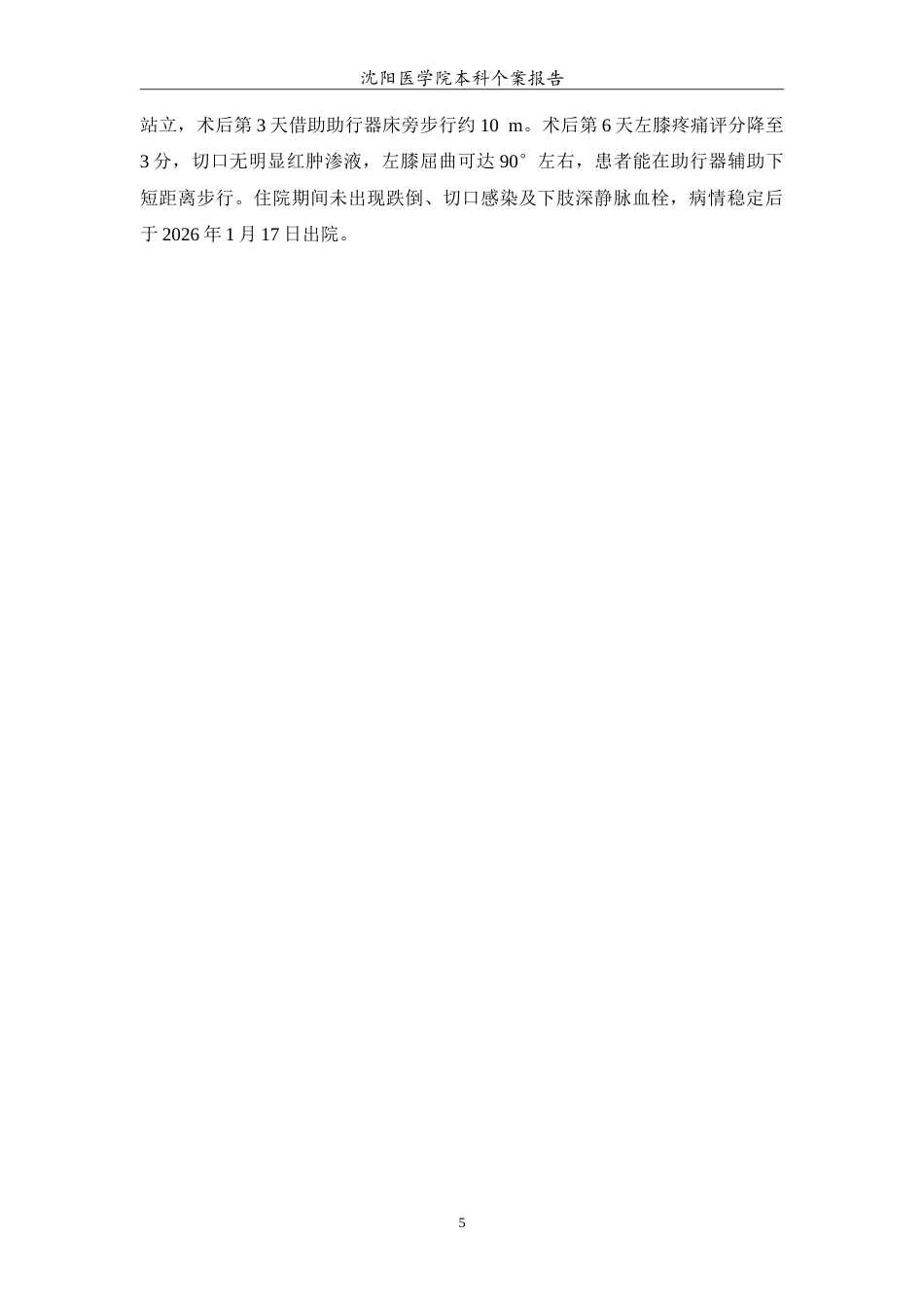 26年WP护理学 1例膝关节置换术后患者的康复护理3.88-AI(13100字).doc_第6页