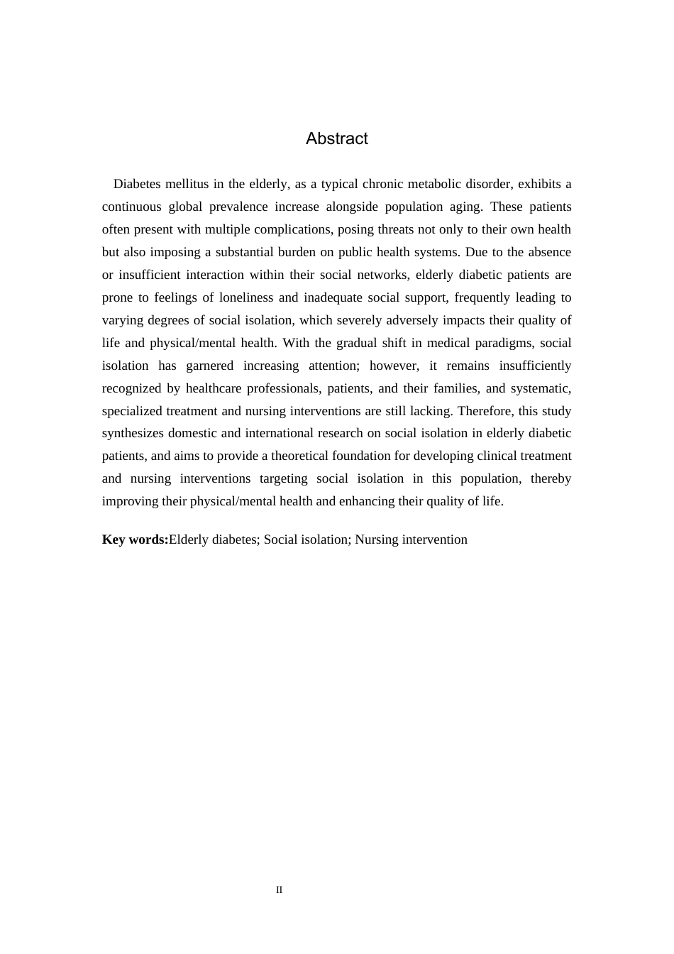 26年WP护理学 老年糖尿病患者社会隔离研究进展27.24-AI_1(12497字).docx_第2页