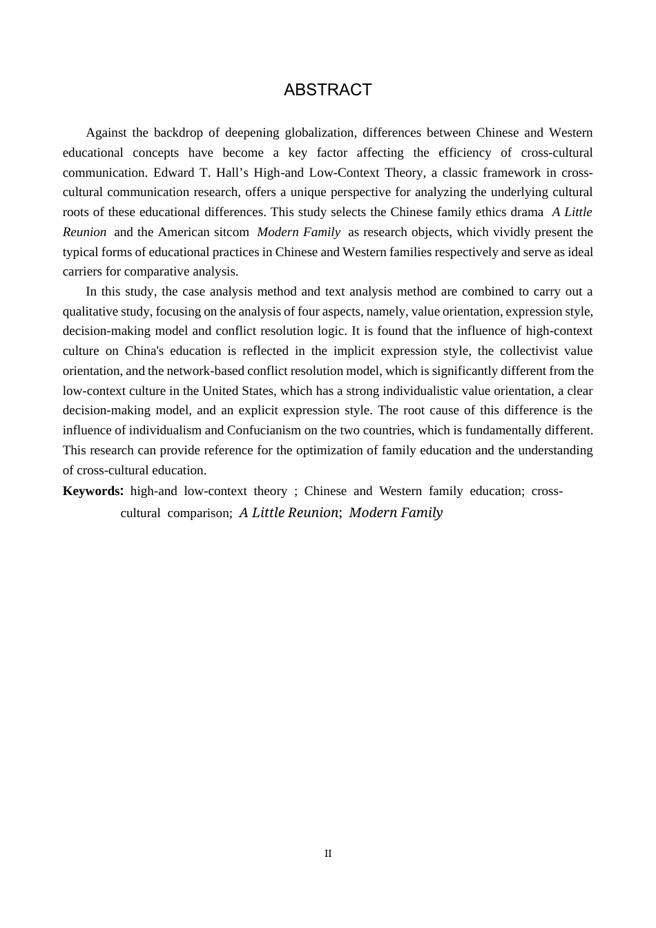 26年WP英语 在高低语境理论视角下分析《小欢喜》与《摩登家庭》的中西教育观念差异3.18-AI15.1(9998字).docx_第3页
