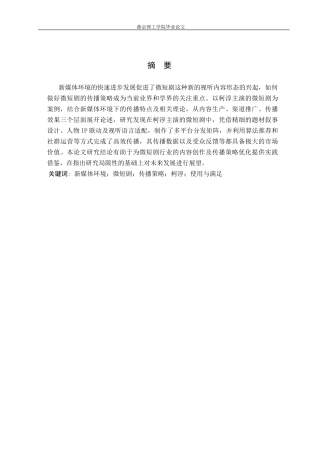 26年WP网络与新媒体 新媒体环境下微短剧传播策略的研究——以柯淳主演的微短剧为例3.85-AI(22520字).docx