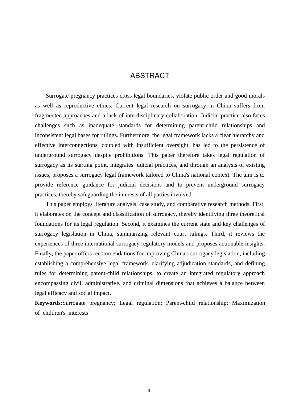 26年WP法学 代孕行为法律规制研究14.11-AI_1(20845字).docx_第2页