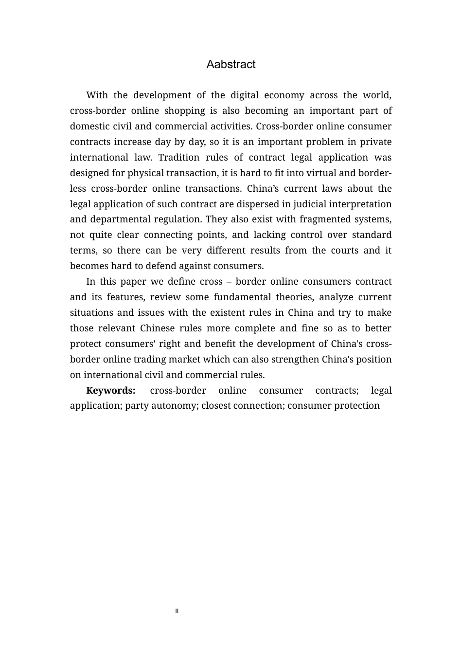 26年WP法学 我国有关跨国网络消费者合同法律适用规则的完善研究14.76-AI_1(18008字).docx_第3页