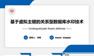 2025计算机科学毕设一套(论文+程序源代码+答辩PPT)基于虚拟主键的关系型数据库水印技术定稿.zip