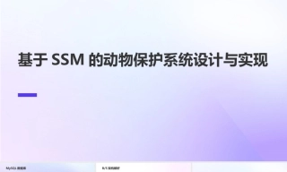 25年KTS【计算机专业毕设一套】基于SSM的动物保护系统的设计与实现【附源码+数据库+万字论文+PPT】.zip能运行可有偿部署能运行可有偿部署