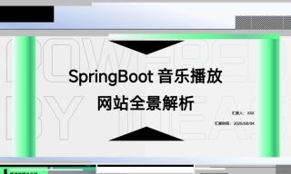 25年KTS【计算机专业毕设一套】基于Spring Boot的音乐播放网站的设计与实现【附源码+数据库+万字论文+PPT】.zip能运行可有偿部署