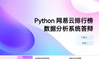 25年KTS【计算机专业毕设一套】基于Python网易云排行榜数据分析系统设计与实现【附源码+数据库+万字论文+PPT】.zip能运行可有偿部署