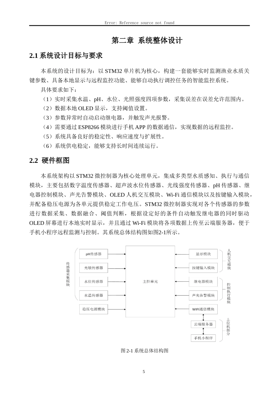26年WH自动化 基于STM32的渔业水质监控系统设计与实现10.51-AI通过(19031字).docx_第9页