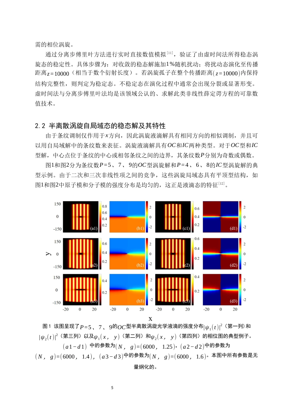 26年WH物理学(师范) 两维原子分子玻色爱因斯坦凝聚体中的半离散涡旋自局域态的研究12.88-AI2.37(8049字).docx_第8页