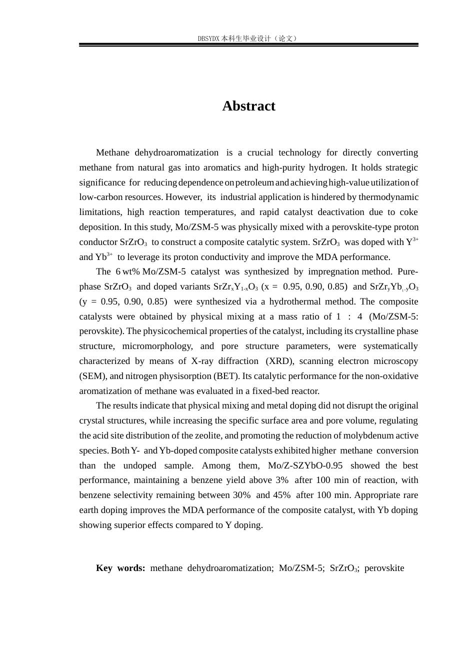 26年WH应用化学 MoZSM-5物理混合SrZrO3催化剂低温催化甲烷无氧芳构化研究25.45-AI32.69_1(18407字).docx_第2页