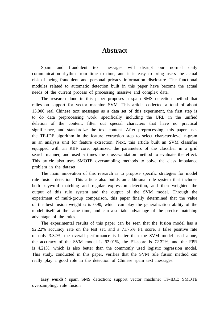 26年WH数据科学与大数据技术 基于SVM的垃圾短信检测研究与实现9.49-AI13.79(27694字).docx_第2页
