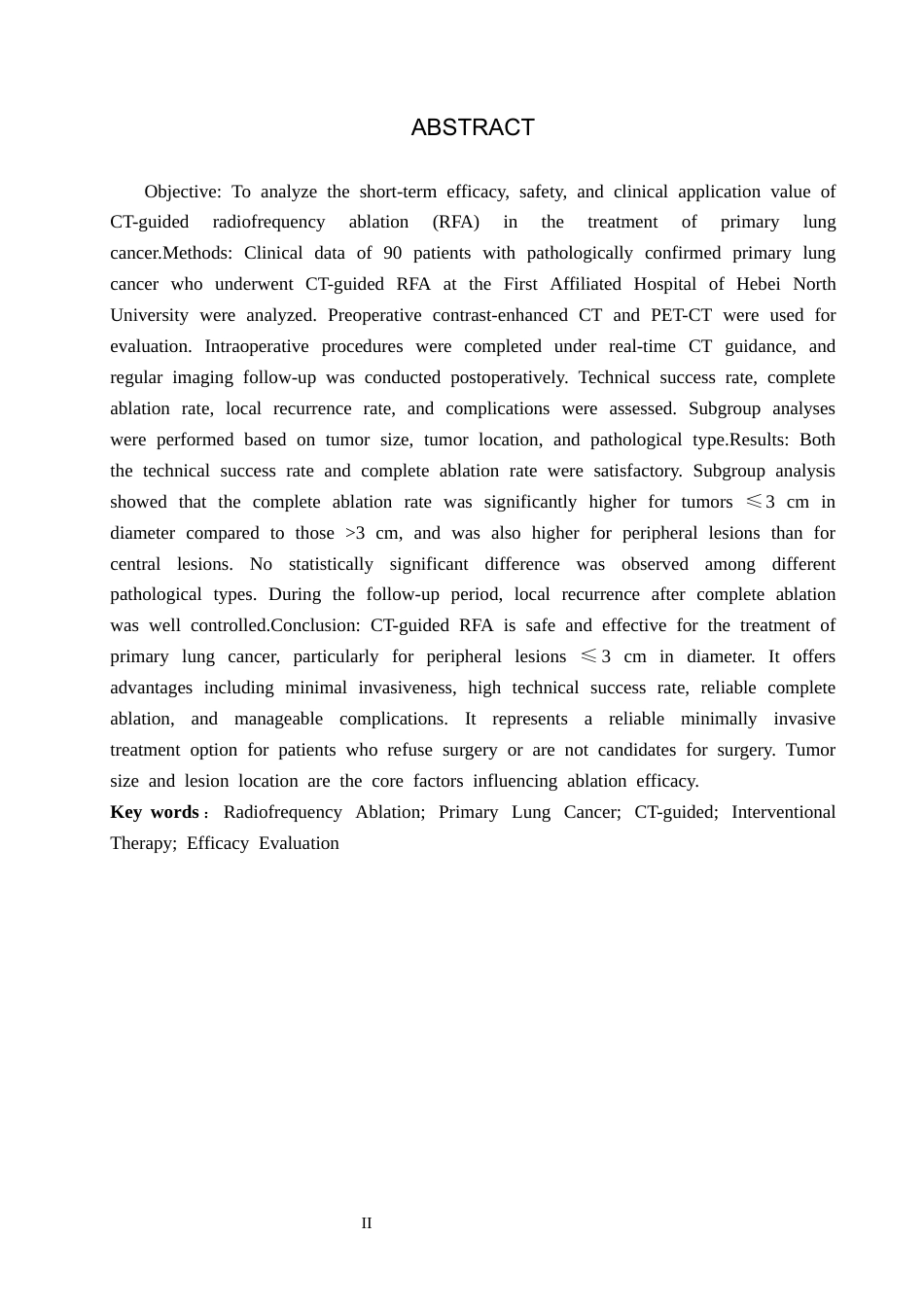 26年WH医学影像技术 射频消融术对原发性肺癌介入治疗的应用价值6.84-AI(9551字).docx_第3页