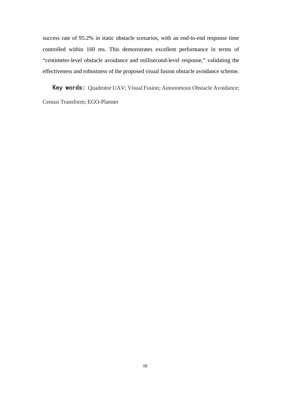 26年WP 基于视觉融合的四旋翼无人机避障技术研究最终稿(18832字).docx_第5页
