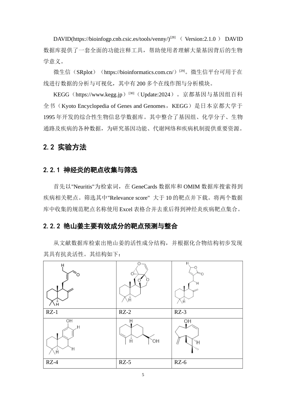 26年WP药物分析 基于网络药理学对艳山姜的抗神经炎机制研究及实验验证23.27-AI(13135字).docx_第10页