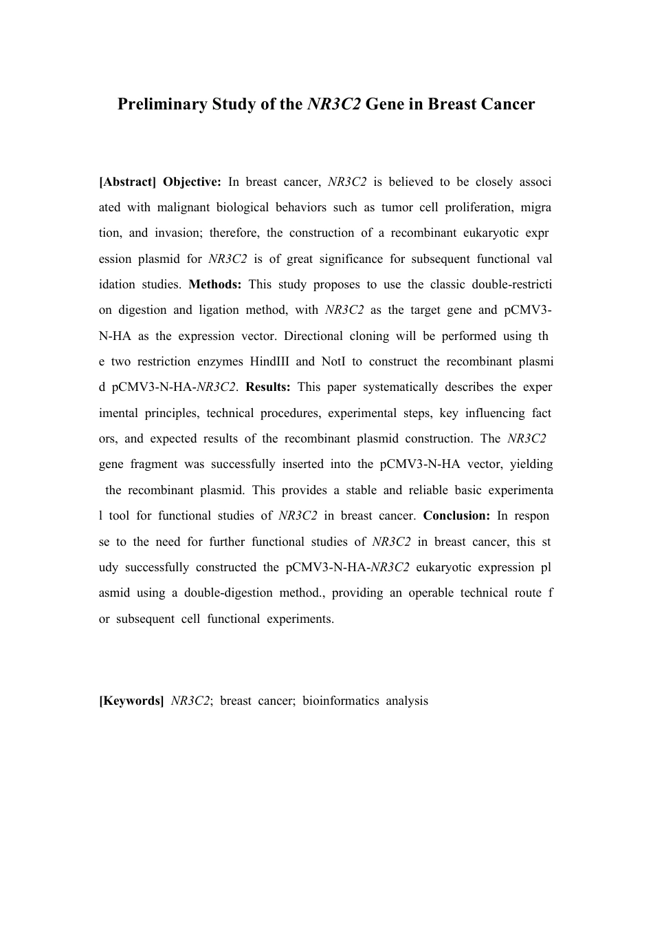 26年WP制药工程 NR3C2在乳腺癌中的功能初步研究9.95-AI-约12785字符.pdf_第3页
