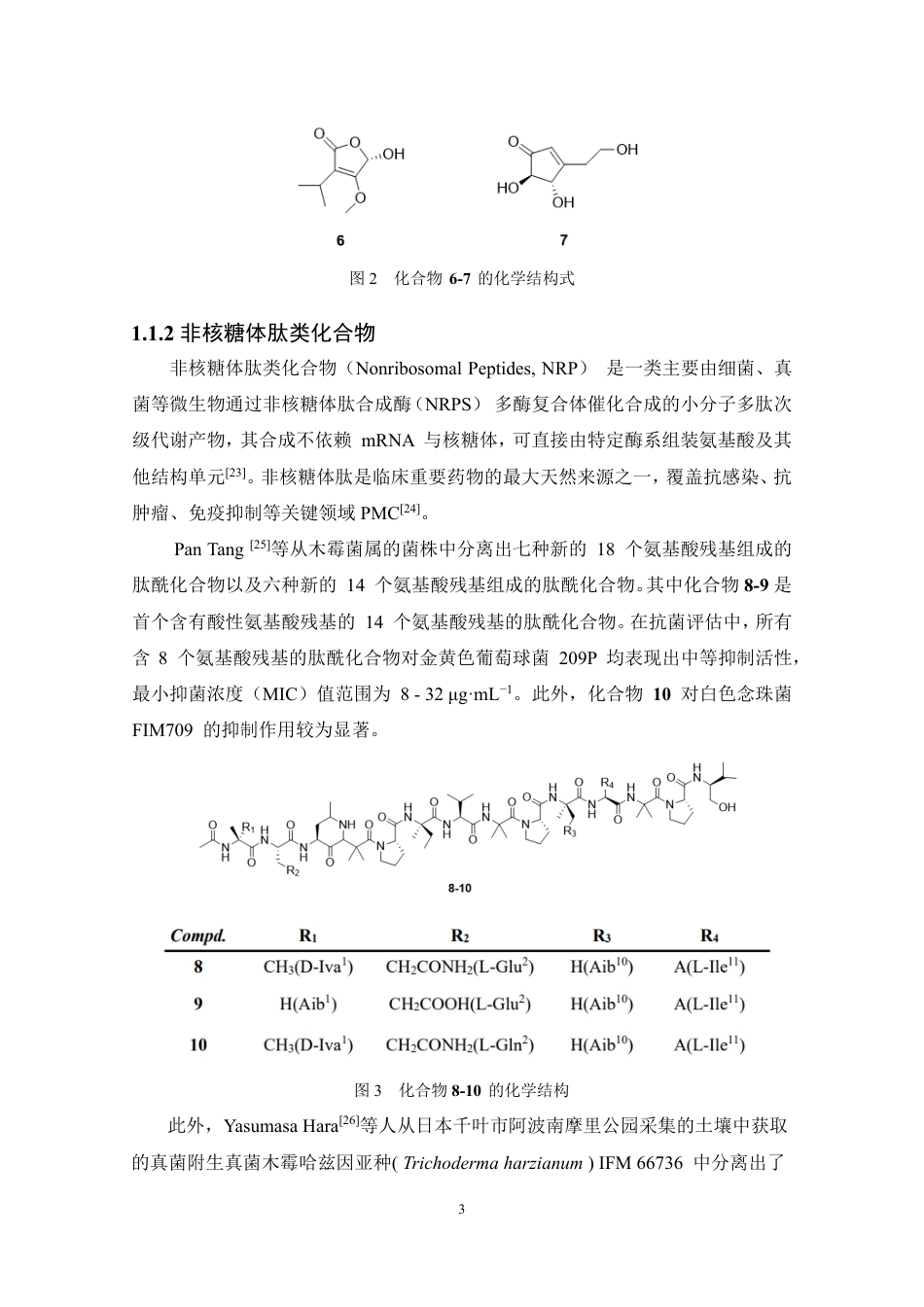 26年WP药物分析 海洋真菌Trichoderma atroviride的次级代谢产物研究13.36-AI-约19484字符.pdf_第7页