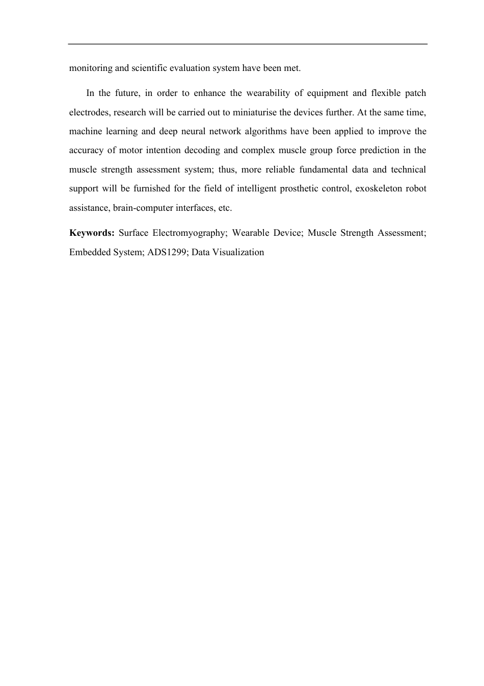 26年WP 基于嵌入式系统的可穿戴肌力实时采集与评估装置设计与实现最终稿-约23760字符.pdf_第3页