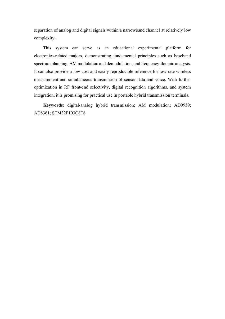 26年WP 数模混合信号无线收发机设计与实现最终稿-约28111字符.pdf_第3页