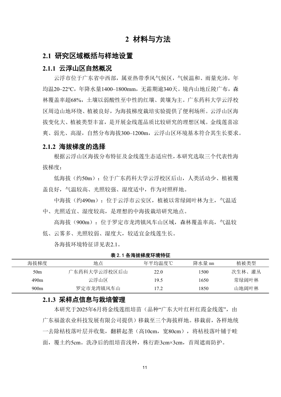 26年WP中药资源与开发 云浮山区不同海拔金线莲栽培品的有效成分比较及其品质评价26.38-AI7.41-约20821字符.pdf_第9页