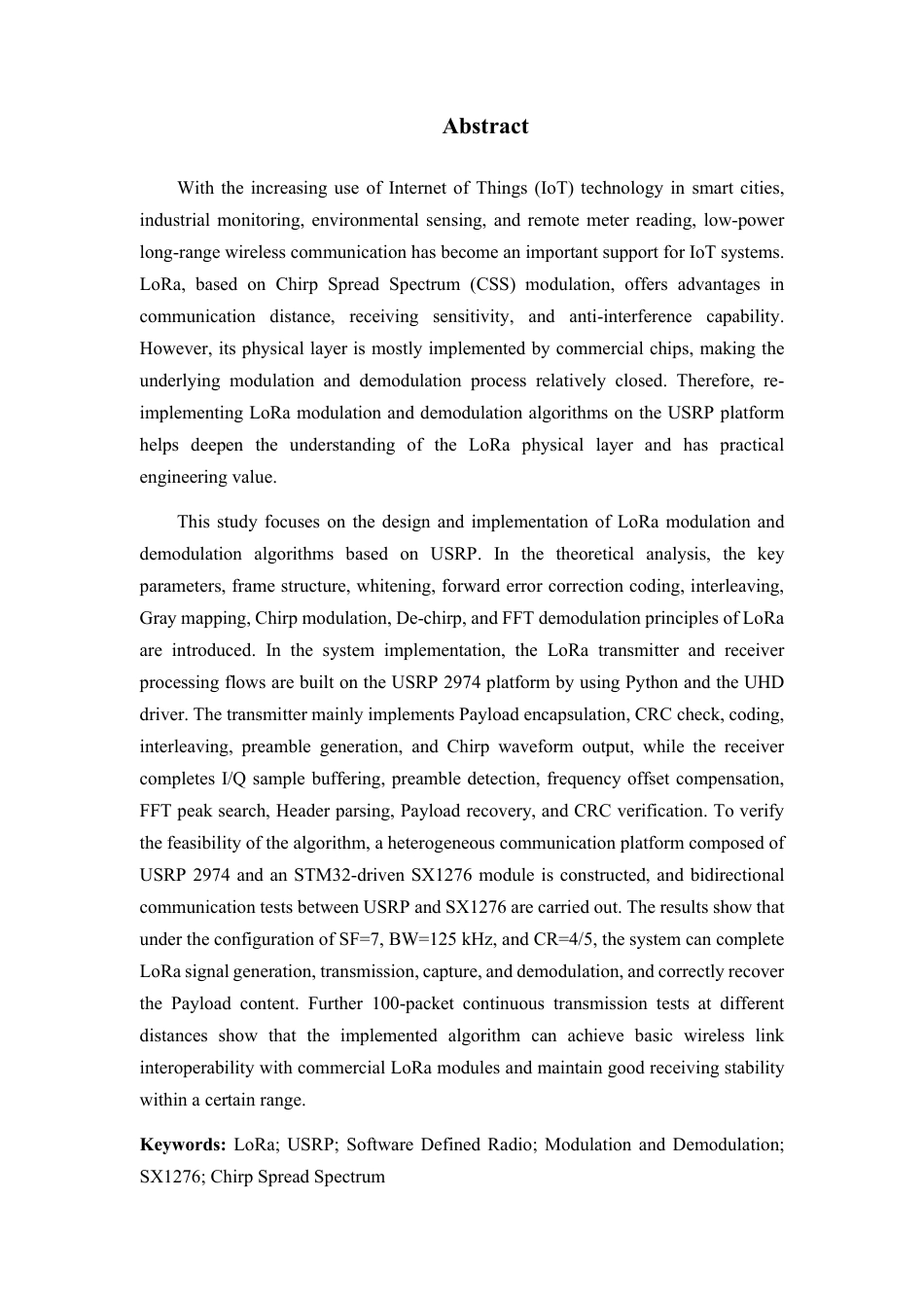 26年WP 基于USRP的LoRa调制解调算法设计与实现最终稿-约34235字符.pdf_第2页