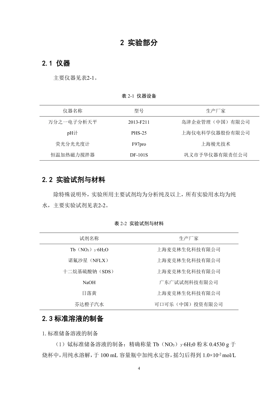 26年WP中药资源与开发 基于SDS增敏铽荧光探针猝灭法测定饮料中的日落黄10.86-AI-约13177字符.pdf_第9页